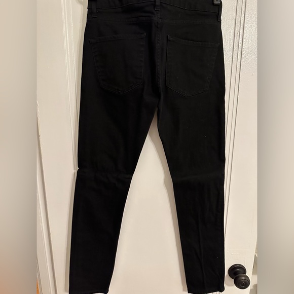 TOPMAN black jeans with knee rips - Picture 2 of 3